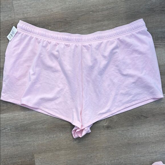 Women's Pink Lounge Shorts AUDEN super soft 4X - Picture 3 of 3